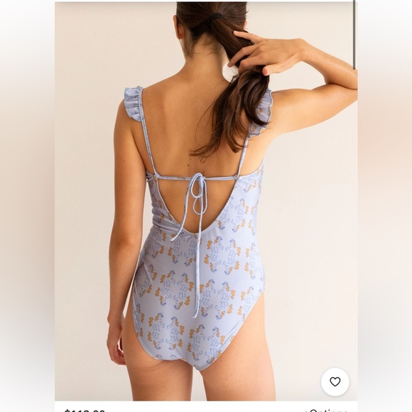 The Tiny Big Sister Tiny Cottons Mirrored Horses One-Piece Swimsuit size 36 - Picture 4 of 9